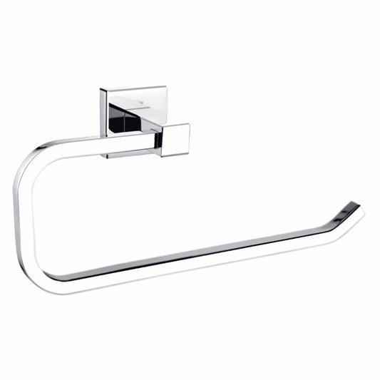 Mondella Towel Ring Chrome - 245mm Metal - Wall Mounted - Stylish Design - Auzzistore