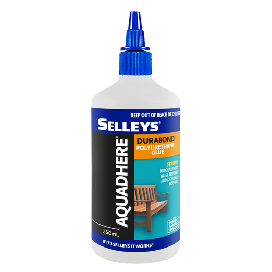 Selleys Aquadhere Polyurethane Wood Glue - 250ml - High Strength, Waterproof