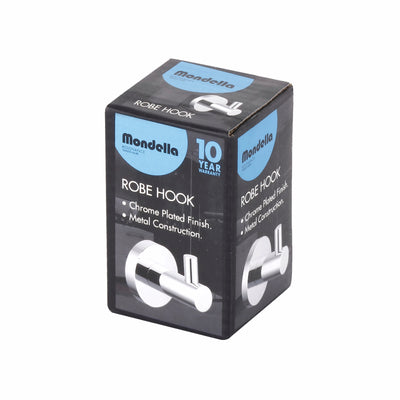 Mondella Robe Hook Chrome 46x45x60mm Metal Easy Install Benefit