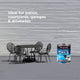 White Knight Ultra Pave Concrete Paint 1L Medium Grey - Quick Dry - DuraTough®