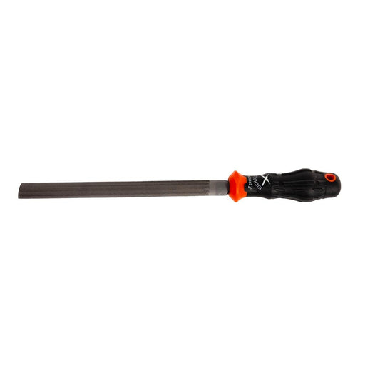 Crescent Nicholson 200mm Half Round Bastard File - Steel - 2-Sided Design - Auzzistore