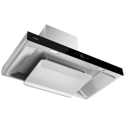 FOTILE Canopy Rangehood 90cm EMG9008-C AIS Technology 1180m3/h Suction Force 900Pa Static Pressure Triple Oil Filter Technology