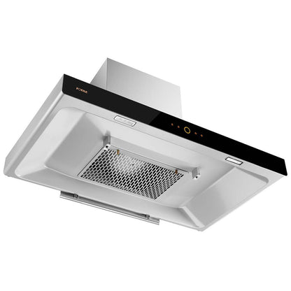 FOTILE Canopy Rangehood 90cm EMG9008-C AIS Technology 1180m3/h Suction Force 900Pa Static Pressure Triple Oil Filter Technology