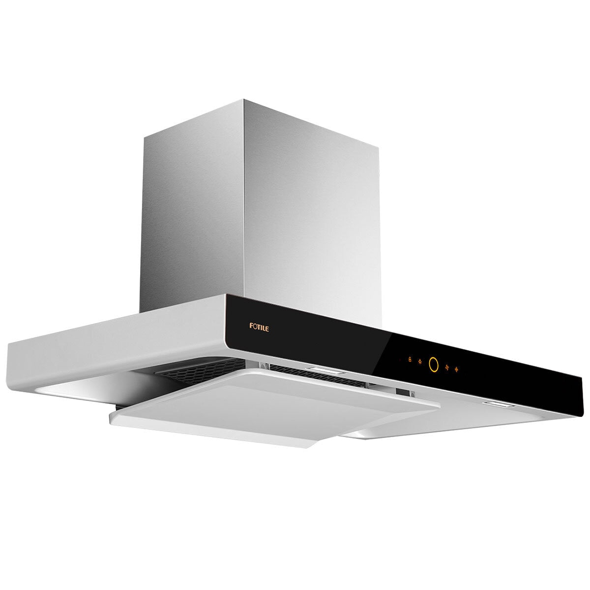 FOTILE Canopy Rangehood 90cm EMG9008-C AIS Technology 1180m3/h Suction Force 900Pa Static Pressure Triple Oil Filter Technology