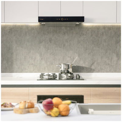 Fotile 60cm Canopy Range Hood with Decoration Cover EMS6008-C | All-in System, Double Power, Smart Drive, Clean Filtration