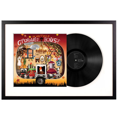 Vinyl Art Crowded House Very Very Best Of Framed Double Record Wall Art 750 x 475mm