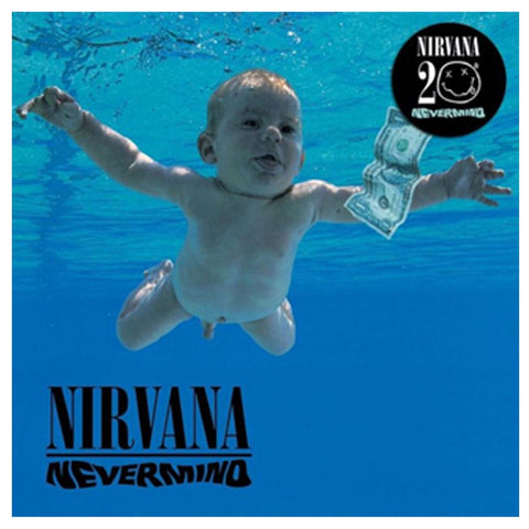 Vinyl Art Nirvana Nevermind Framed Record Wall Art 750 x 475mm Black Frame