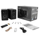 Kanto YU4 140W Powered Bookshelf Speakers With Bluetooth And Phono Preamp Matte Black KO-YU4MB-I – view 5