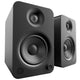 Kanto YU4 140W Powered Bookshelf Speakers With Bluetooth And Phono Preamp Matte Black KO-YU4MB-I – view 2
