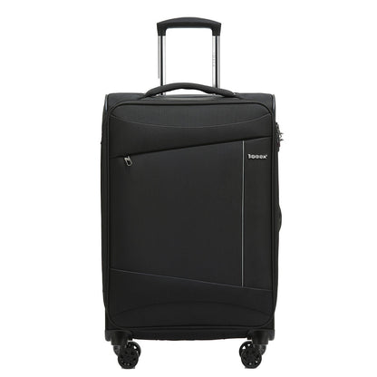 Tosca Flight Softside Luggage 3 Piece Set Black/Grey TCA787-3