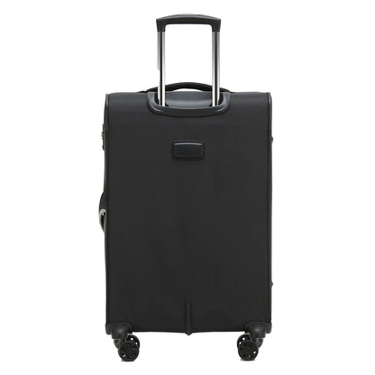 Tosca Flight Softside Luggage 3 Piece Set Black/Grey TCA787-3