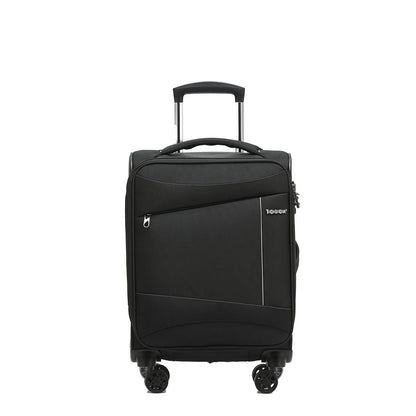 Tosca Flight Softside Luggage 3 Piece Set Black/Grey TCA787-3