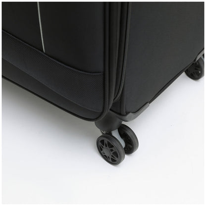 Tosca Flight Softside Luggage 3 Piece Set Black/Grey TCA787-3