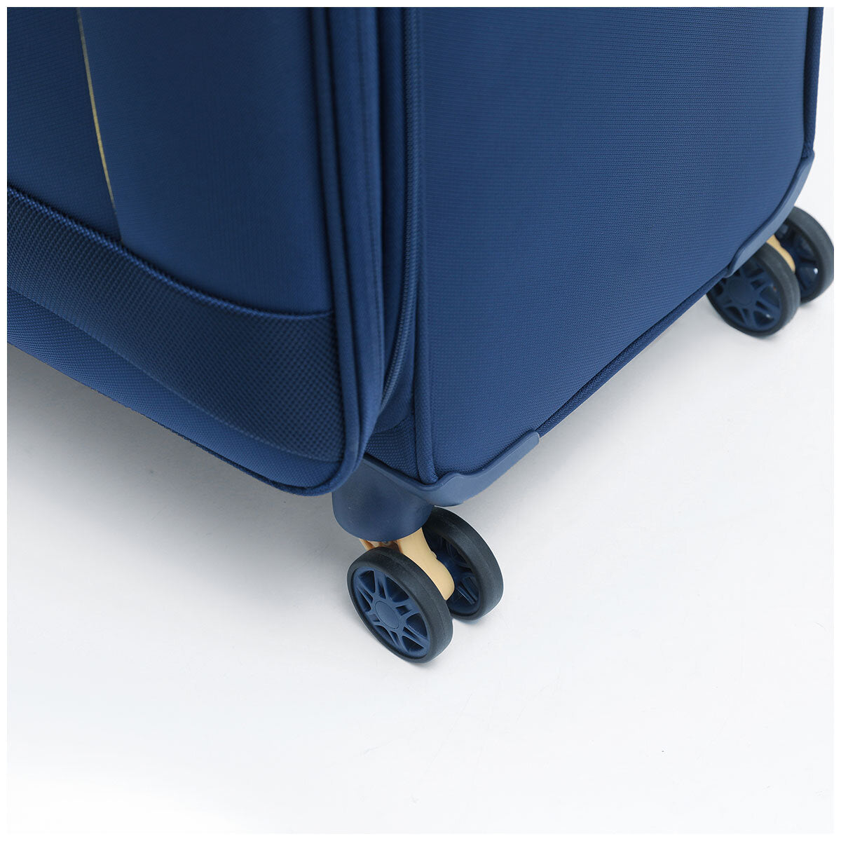 Tosca Flight Softside Luggage 3 Piece Set Navy/Yellow TCA787-3