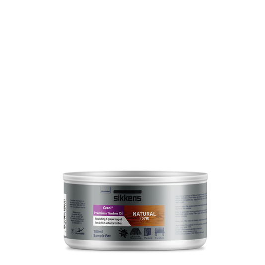 Sikkens Cetol Premium Timber Oil Natural 100ml - Deep Penetration Protection - Auzzistore