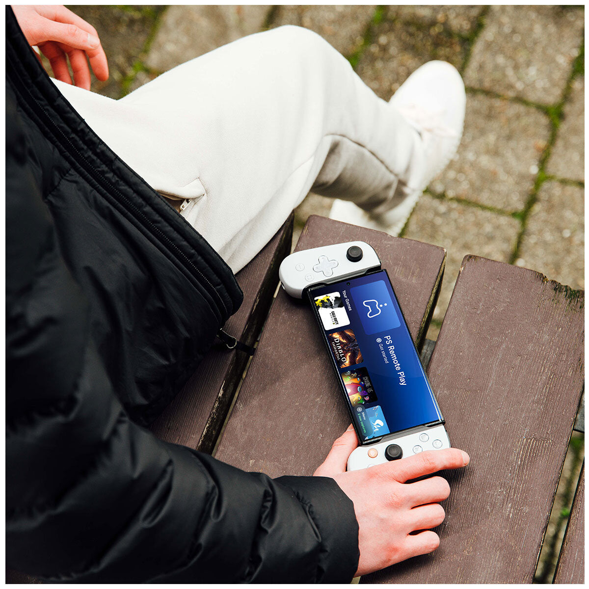 Backbone One PlayStation Edition Mobile Gaming Controller For Android White BM3604