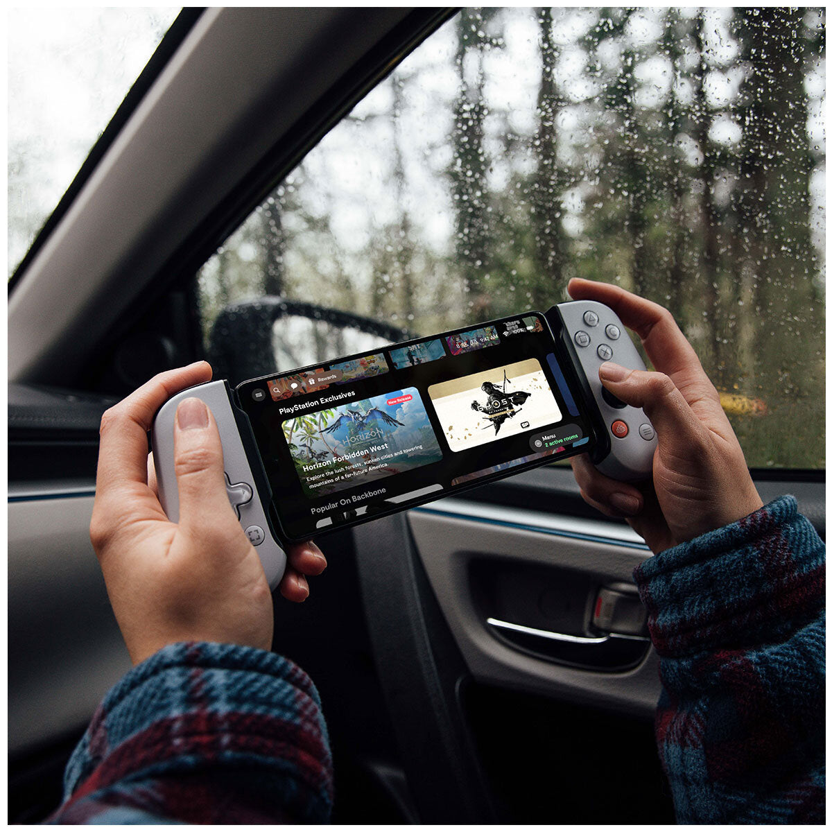 Backbone One PlayStation Edition Mobile Gaming Controller For Android White BM3604