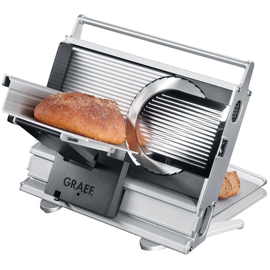 Graef UNA90 Mobile Electric Slicer – 180 mm Precision Blade with Adjustable Thickness & Safety Features