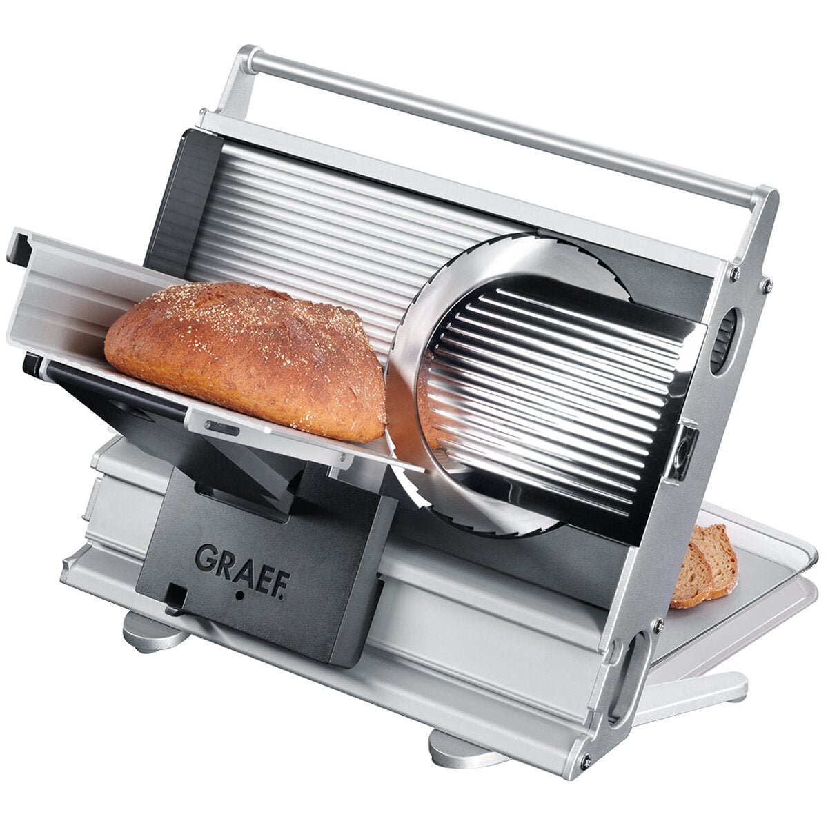Graef UNA90 Mobile Electric Slicer – 180 mm Precision Blade with Adjustable Thickness & Safety Features
