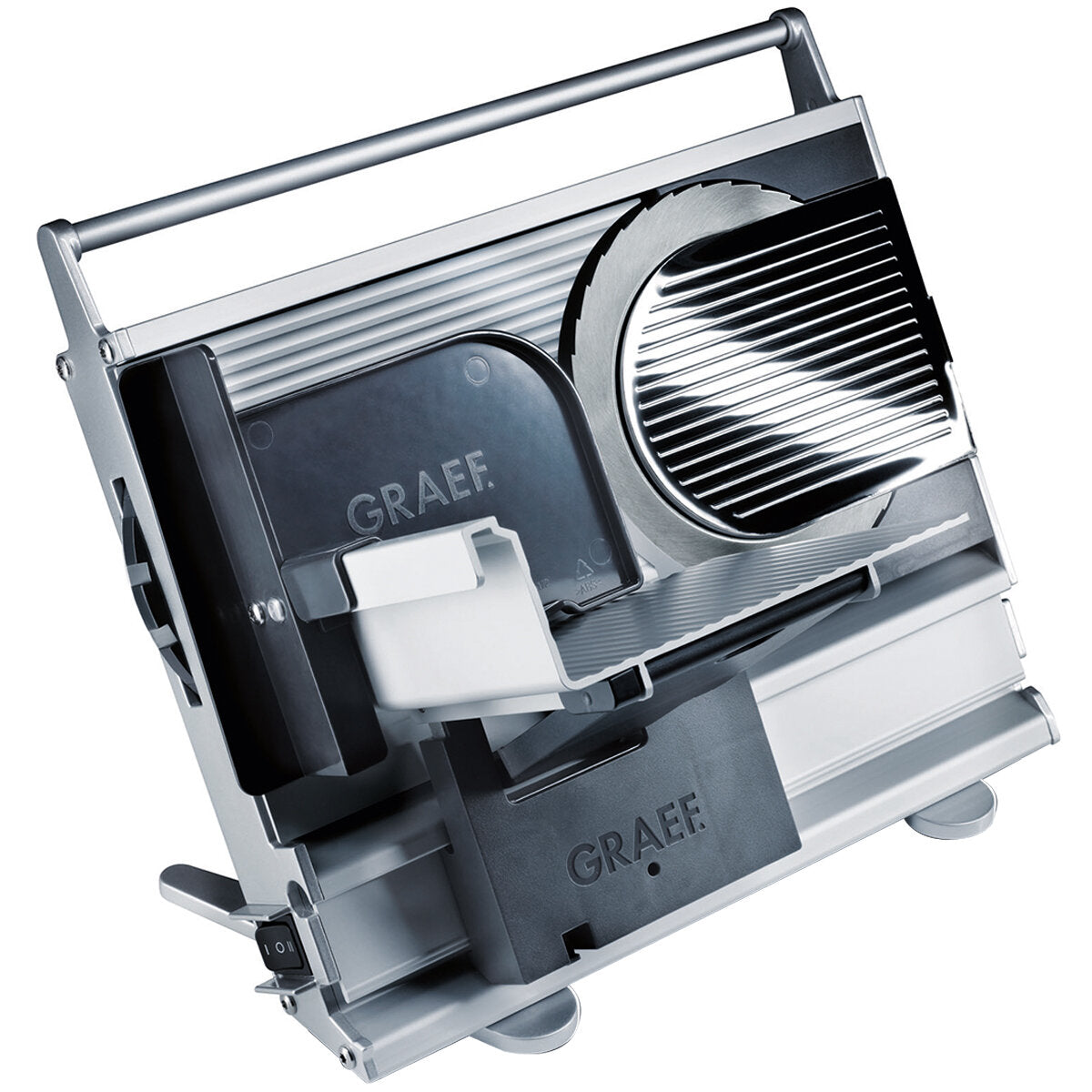Graef UNA90 Mobile Electric Slicer – 180 mm Precision Blade with Adjustable Thickness & Safety Features