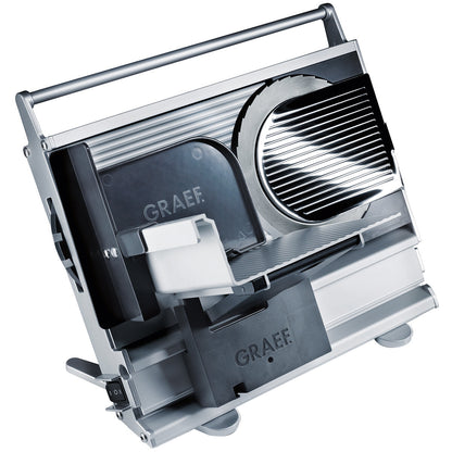Graef UNA90 Mobile Electric Slicer – 180 mm Precision Blade with Adjustable Thickness & Safety Features