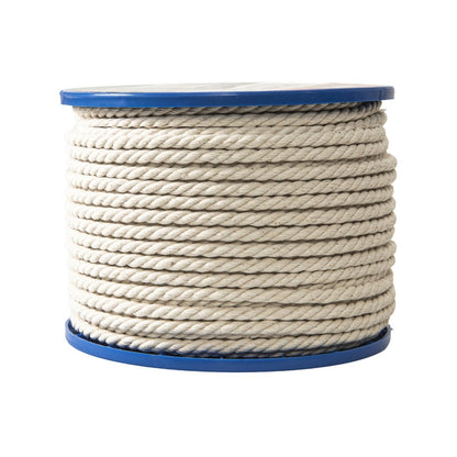 Grunt Macrame Cotton Cord 4mm x 50m - White - 90% Cotton 10% Polyester