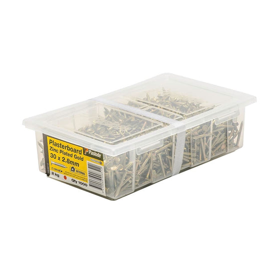 Paslode Plasterboard Nails 30 x 2 8mm Gold Passivated Steel 1000 Pack - Auzzistore