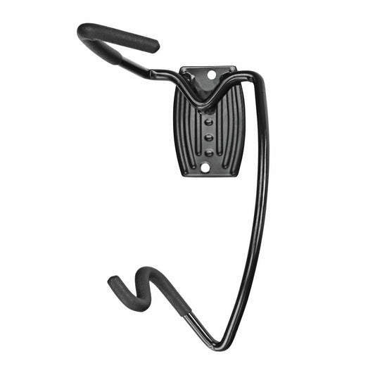 Pinnacle Bicycle Hanger Hook - Steel - 2 Hooks - Gloss Black - Easy Mount
