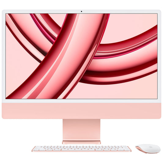 iMac 24 Inch With Retina 4.5K Display M3 Chip 8 Core GPU 256GB Pink - Auzzistore