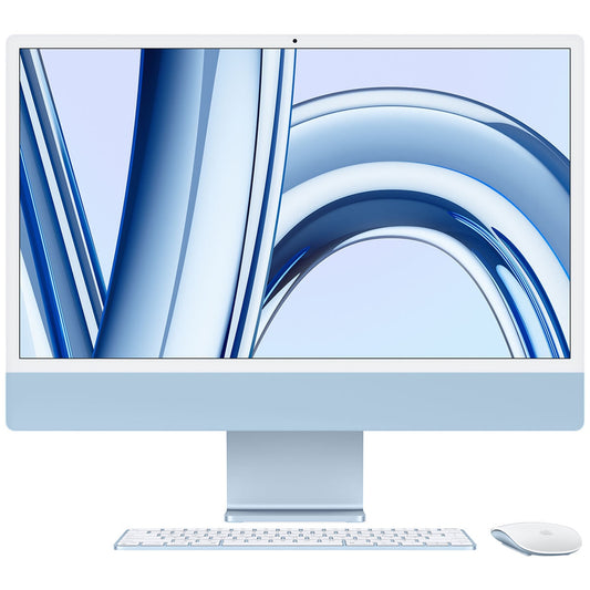 iMac 24 Inch With Retina 4.5K Display M3 Chip 8 Core GPU 256GB Blue - Auzzistore