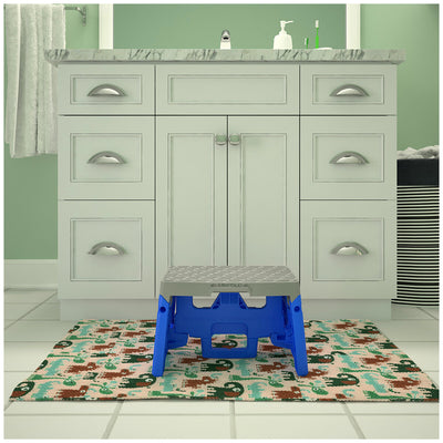 COSCO 1-Step Plastic Folding Step Stool 2 Pack