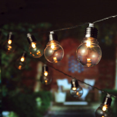 Lytworx Warm White Mini Festoon Party Lights - 20 Bulbs - Plastic - Low Voltage