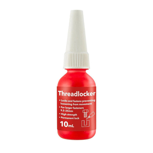Pinnacle Red Thread Locker 10ml High Strength Plastic 9.5-25mm Lock