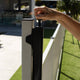 G8Safe by ProtectorAl Black Top Pull Pool Gate Latch 110mm Plastic Durable