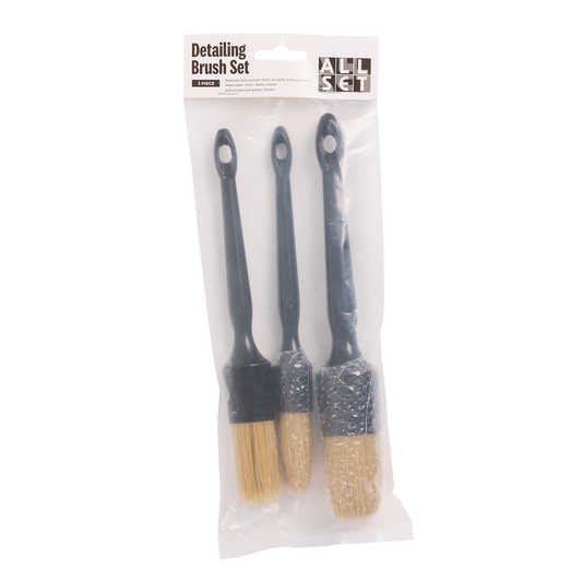 All Set 3 Piece Detailing Brush Set - 12mm 16mm 20mm - Soft Bristles - Lightweight – view 2