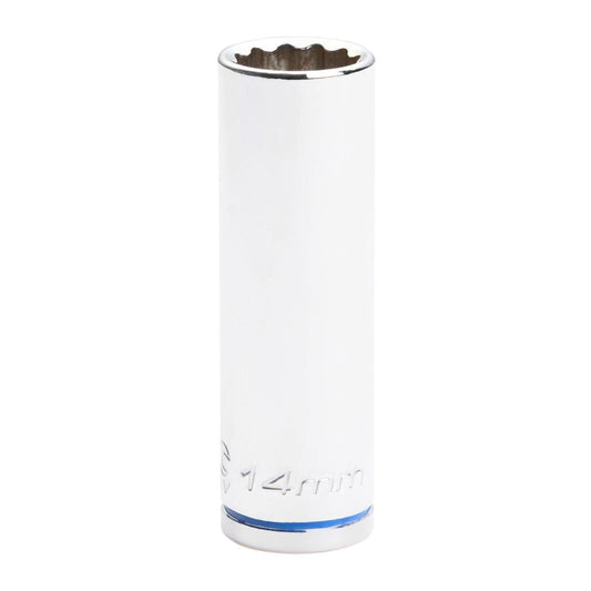 Kincrome 14mm Deep Socket - Chrome Vanadium Steel - Rust Resistant - Auzzistore