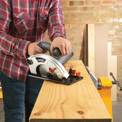 Ozito Circular Saw 185mm 1300W Steel Plastic Ergonomic Handle