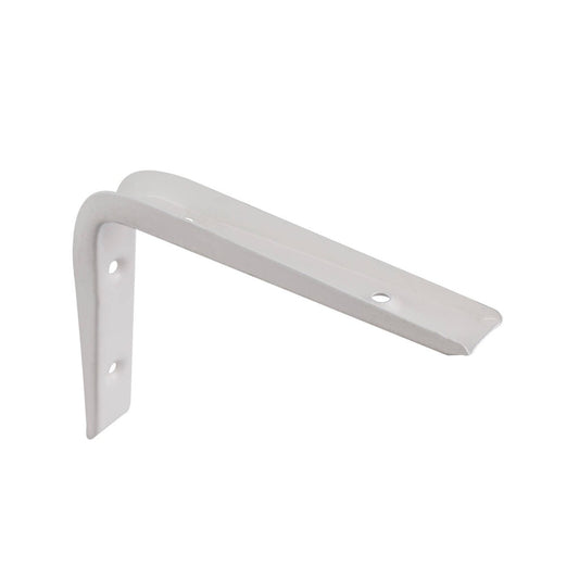 Carinya White Angle Bracket 125x150mm Powder Coated Steel Durable - Auzzistore