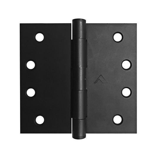 Pinnacle Butt Hinge - 100x100mm - Black - 2 Pack - Fixed Pin - Durable