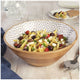 Mikasa Enameled Mango Wood Serving Bowl Grey – view 3