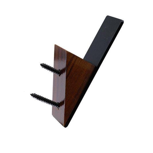 Adoored Black Wedge Deco Hook - 35mm x 115mm x 40mm - Easy Installation