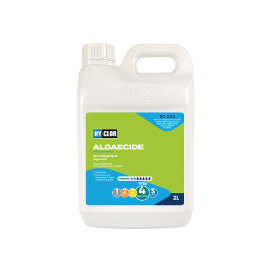 Hy-Clor Algaecide 2L Benzalkonium Chloride Fast Acting Pool Treatment - Auzzistore