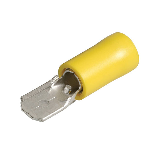 Narva Male Blade Terminal 6.3x0.8mm Flared Vinyl Insulated 11 Pack