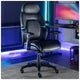 DPS Gaming Chair With Adjustable Headrest Black – view 11