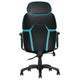 DPS Gaming Chair With Adjustable Headrest Black – view 5
