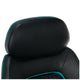 DPS Gaming Chair With Adjustable Headrest Black – view 6