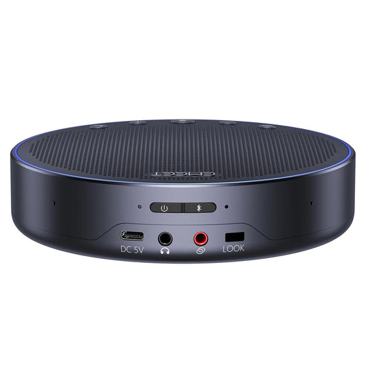 EMEET OfficeCore Speakerphone Black, 360° Voice Pickup, 20-Hour Playtime, Bluetooth 5.0
