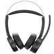 EMEET GeniusCall Wireless On-Ear Headset with Charging Base Black HS80 – view 2