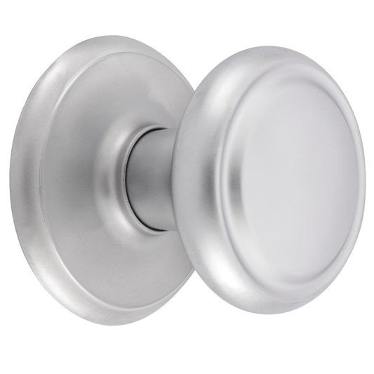 Gainsborough Classic Passage Knobset - 90mm - Aluminium - Satin Chrome - Auzzistore