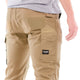 Tradie Core Khaki Skinny Cuffed Pant 92 - Flex Fabric - Cuffed Ankle